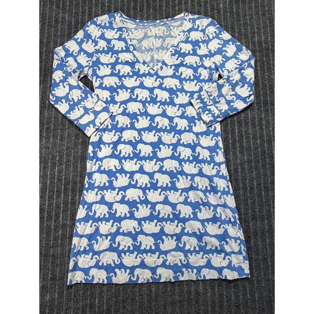 Lilly Pulitzer Christie Dress Large 100% Pima Cotton Preppy Casual Soft Coastal